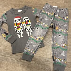 Hanna Andersson Star Wars Storm Trooper Holiday PJs